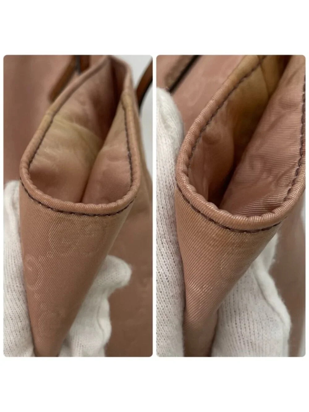 Gucci Tote GG Nylon Business Shoulder Pink Travel - Picture 6 of 13